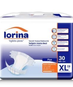 Lorina Tekstil Yüzeyli Bel Bantlı Yetişkin Hasta Bezi XLarge 30'lu