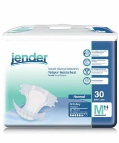 Jender Tekstil Yüzeyli Bel Bantlı Yetişkin Hasta Bezi Medium 30'lu Paket