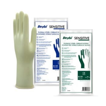Beybi Sensitive Steril Cerrahi Pudralı Eldiven 1 Çift - 7,5 Numara