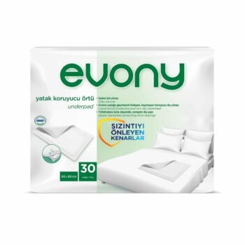 Evony Yatak Koruyucu Örtü 60x90 cm 30'lu Paket
