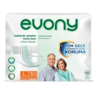 Evony Bel Bantlı Yetişkin Hasta Bezi Large 30'lu