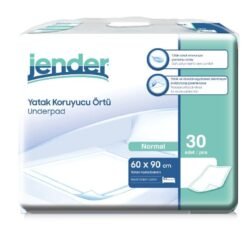Jender Yatak Koruyucu Örtü 60x90 cm 30'lu Paket Underpad