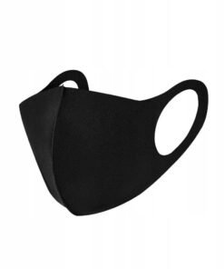 Yıkanabilir Neopren Maske Siyah Kalın