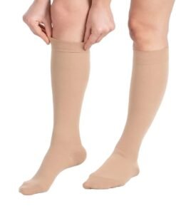 Wingmed Ccl1 Diz Altı Burnu Kapalı Varis Çorabı (Bej) W1302