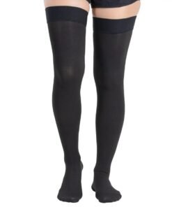 Wingmed Ccl2 Diz Üstü Burnu Kapalı Varis Çorabı (Siyah) W1332