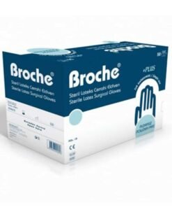 Brosch Steril Latex Cerrahi Eldiven – Pudrasız 1 Çift 8 Numara