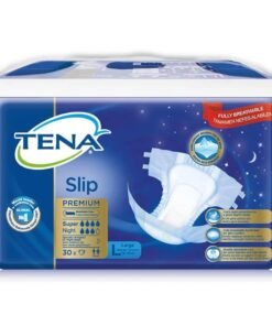 TENA Slip Premium Super Night Bel Bantlı Hasta Bezi, Büyük Boy (L), 7 Damla, 30'lu Paket