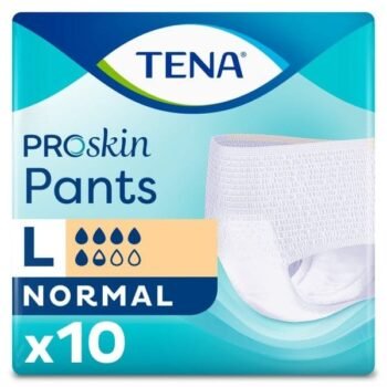 TENA ProSkin Pants Normal Emici Külot, Büyük Boy (L), 5.5 Damla 10'lu Paket