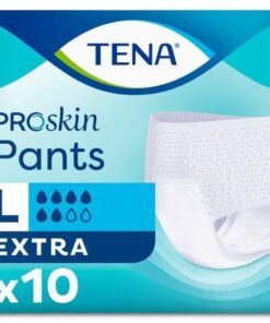 TENA ProSkin Pants Extra Emici Külot, Büyük Boy (L), 6 Damla, 10'lu