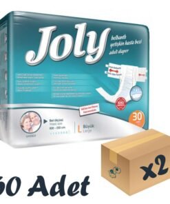 Joly Esnek Bel Bantlı Yetişkin Hasta Bezi Large 30'lu 2 Paket 60 Adet