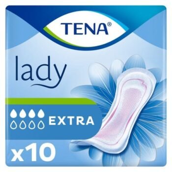 TENA Lady Extra, Kadın Mesane Pedi, 4 Damla, 10'lu Paket