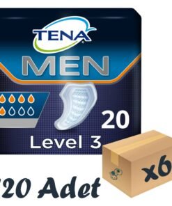 TENA Men Level-3, Erkek Mesane Pedi, 5 Damla, 20'li 6 Paket 120 Adet