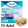 TENA Slip Maxi Bel Bantlı Hasta Bezi, Orta Boy (M), 8 Damla, 24'lü 3 Paket 72 Adet