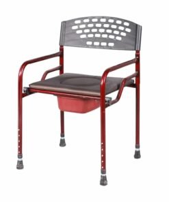 Bayteks Deri Döşemeli Lüks Tuvalet Sandalyesi