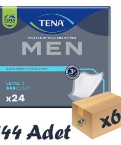 TENA Men Level-1, Erkek Mesane Pedi, 3 Damla, 24'lü 6 Paket 144 Adet