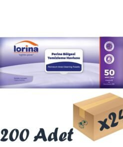 Lorina Perine Bölgesi Temizleme Havlusu 24 Paket 1200 Adet