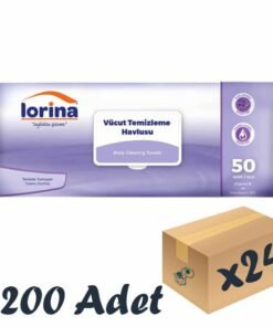 Lorina Vücut Temizleme Havlusu 24 Paket 1200 Adet