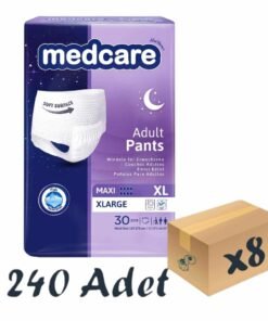 Medcare Maxi Emici Külot Yetişkin Hasta Bezi XLarge XL Beden 8 Damla 30'lu 8 Paket 240 Adet