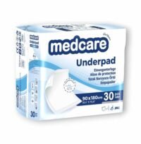 Medcare Normal Yatak Koruyucu Örtü 90x180cm 30'lu Paket (Mavi)