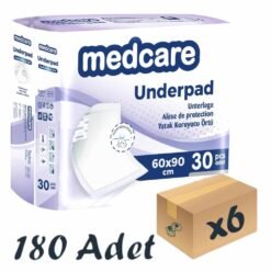 Medcare Normal Yatak Koruyucu Örtü 60x90cm 30'lu 6 Paket 180 Adet (Mor)