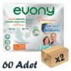 Evony Premium Esnek Bel Bantlı Yetişkin Hasta Bezi Large 30’lu 2 Paket 60 Adet