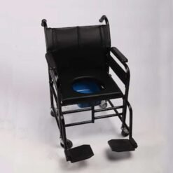 Turmed Tekerlekli Katlanır Alüminyum Tuvalet Sandalyesi