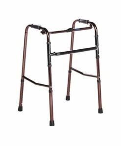 Hareketli Yükseklik Ayarlanabilir Walker Bordo