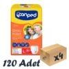 Canped Emici Külot Large 30'lu 4 Paket 120 Adet