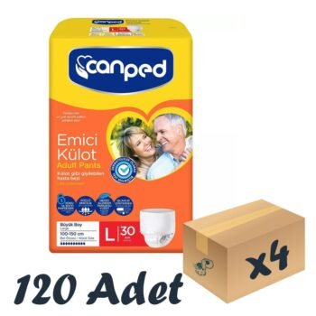 Canped Emici Külot Large 30'lu 4 Paket 120 Adet