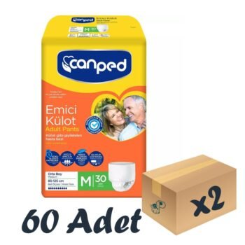 Canped Emici Külot Medium 30'lu 2 Paket 60 Adet