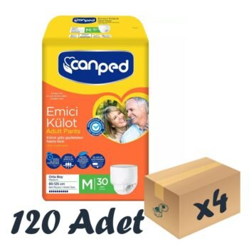 Canped Emici Külot Medium 30'lu 4 Paket 120 Adet