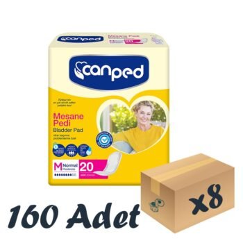 Canped Kadın Mesane Pedi Medium 20'li 8 Paket 160 Adet