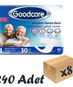 Goodcare Bel Bantlı Yetişkin Hasta Bezi Large 30'lu 8 Paket 240 Adet