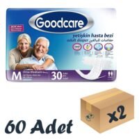 Goodcare Bel Bantlı Yetişkin Hasta Bezi Medium 30'lu 2 Paket 60 Adet