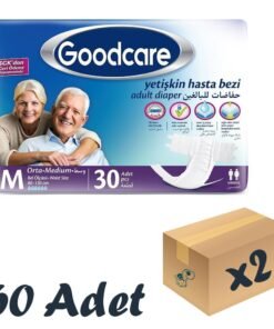 Goodcare Bel Bantlı Yetişkin Hasta Bezi Medium 30'lu 2 Paket 60 Adet