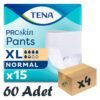 Tena Proskin Pants Normal Emici Külot, En Büyük Boy (XL), 5.5 Damla, 15’li 4 Paket 60 Adet