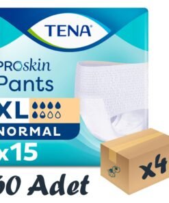 Tena Proskin Pants Normal Emici Külot, En Büyük Boy (XL), 5.5 Damla, 15’li 4 Paket 60 Adet