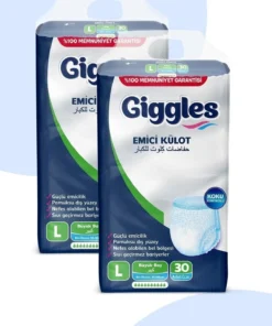 Giggles Yetişkin Emici Külot Large 30'lu 2 Paket 60 Adet