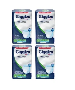 Giggles Yetişkin Emici Külot Large 30'lu 4 Paket 120 Adet