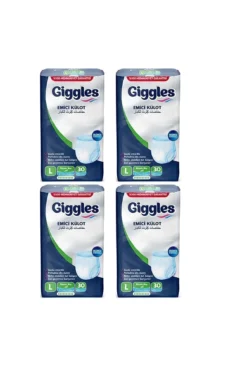 Giggles Yetişkin Emici Külot Large 30'lu 4 Paket 120 Adet