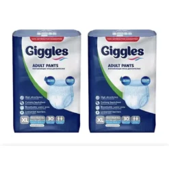 Giggles Yetişkin Emici Külot XLarge 30'lu 2 Paket 60 Adet
