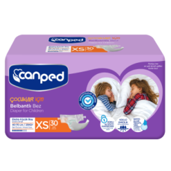 Canped Tekstil Yüzeyli Canped Belbantlı Çocuk Bezi XS 30'lu Paket
