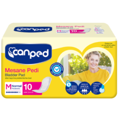 Canped Kadın Mesane Pedi Medium 10'lu  12 Paket