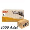 BRP Lateks Pudralı Muayene Eldiveni 10 Kutu 1000 Adet Large