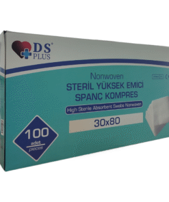 Damla Sağlık 30x80cm 2'li Steril Paket Nonwoven Emici Kompres Gazlı Bez
