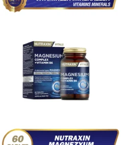 Basel Health Nutraxin Magnesium (Magnezyum) Complex + Vitamin B6 – 60 Tablet