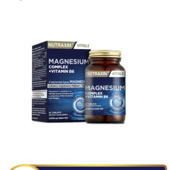 Basel Health Nutraxin Magnesium (Magnezyum) Complex + Vitamin B6 – 60 Tablet