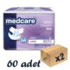 Medcare Maxi Bel Bantlı Hasta Bezi 8 Damla Large Büyük Boy L Beden 30'lu 2 Paket 60 Adet