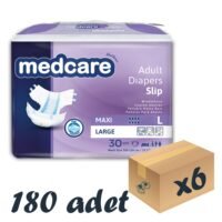 Medcare Maxi Bel Bantlı Hasta Bezi Large L Beden 8 Damla 180 Adet
