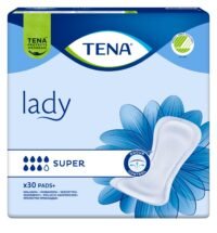 TENA Lady Super, Kadın Mesane Pedi, 7 Damla, 30'lu 5 Paket 150 Adet